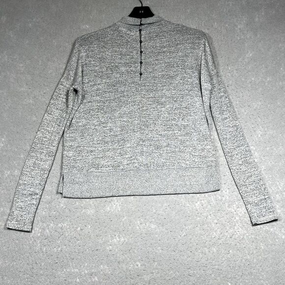 RAG & BONE Sweater Shirt Women Size XXS Gray Long Sleeve Turtleneck - Picture 8 of 12